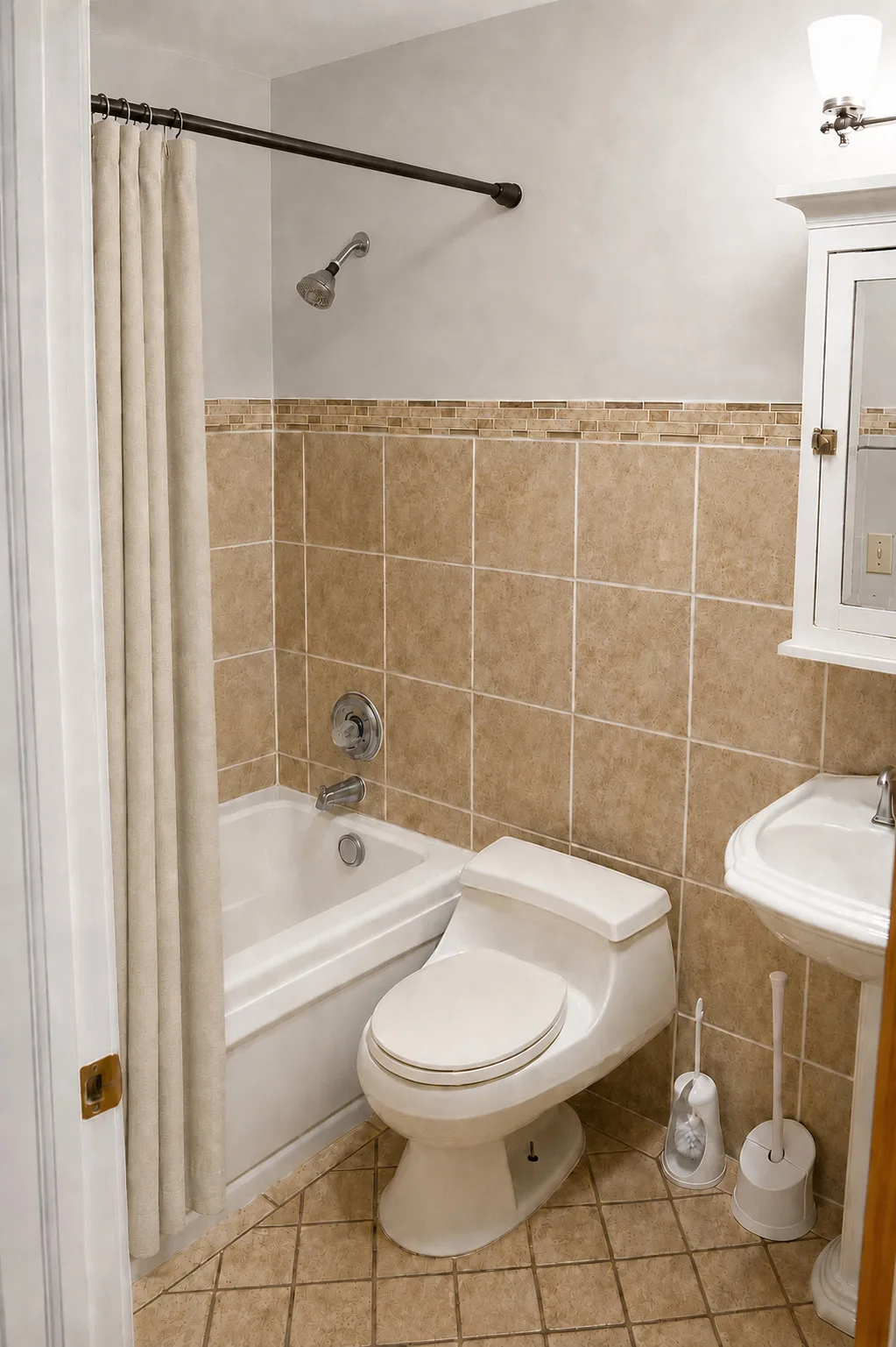 Bathroom in apartment 1301 A