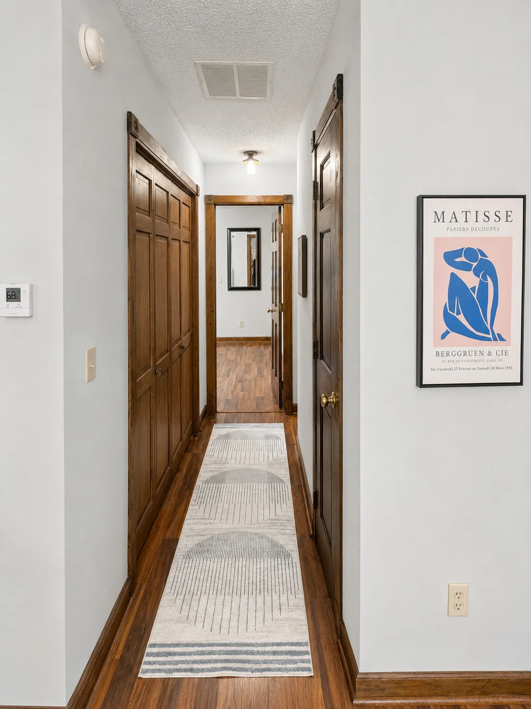 Interior hallway in apartment 1301 B