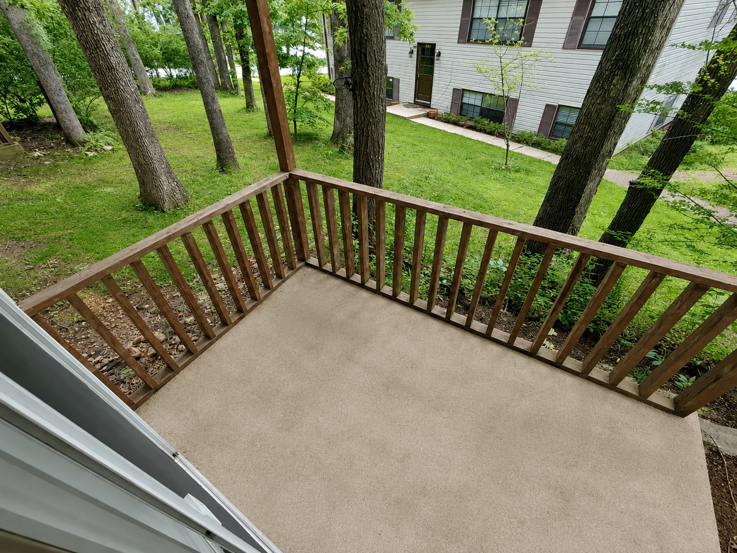 Outdoor patio at apartment 1303 A