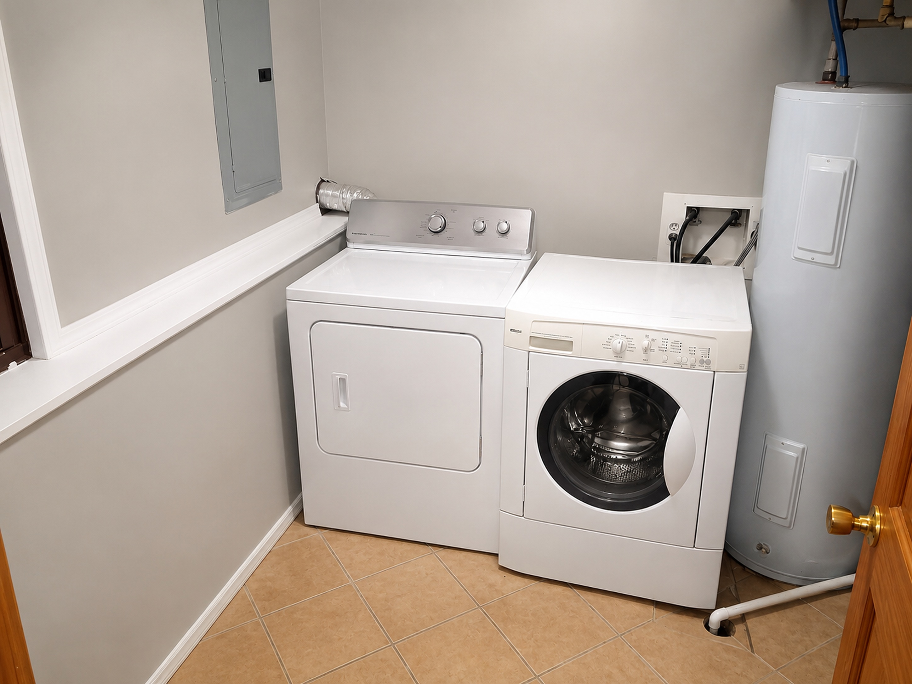 Laundry and utility room in apartment 1305 B