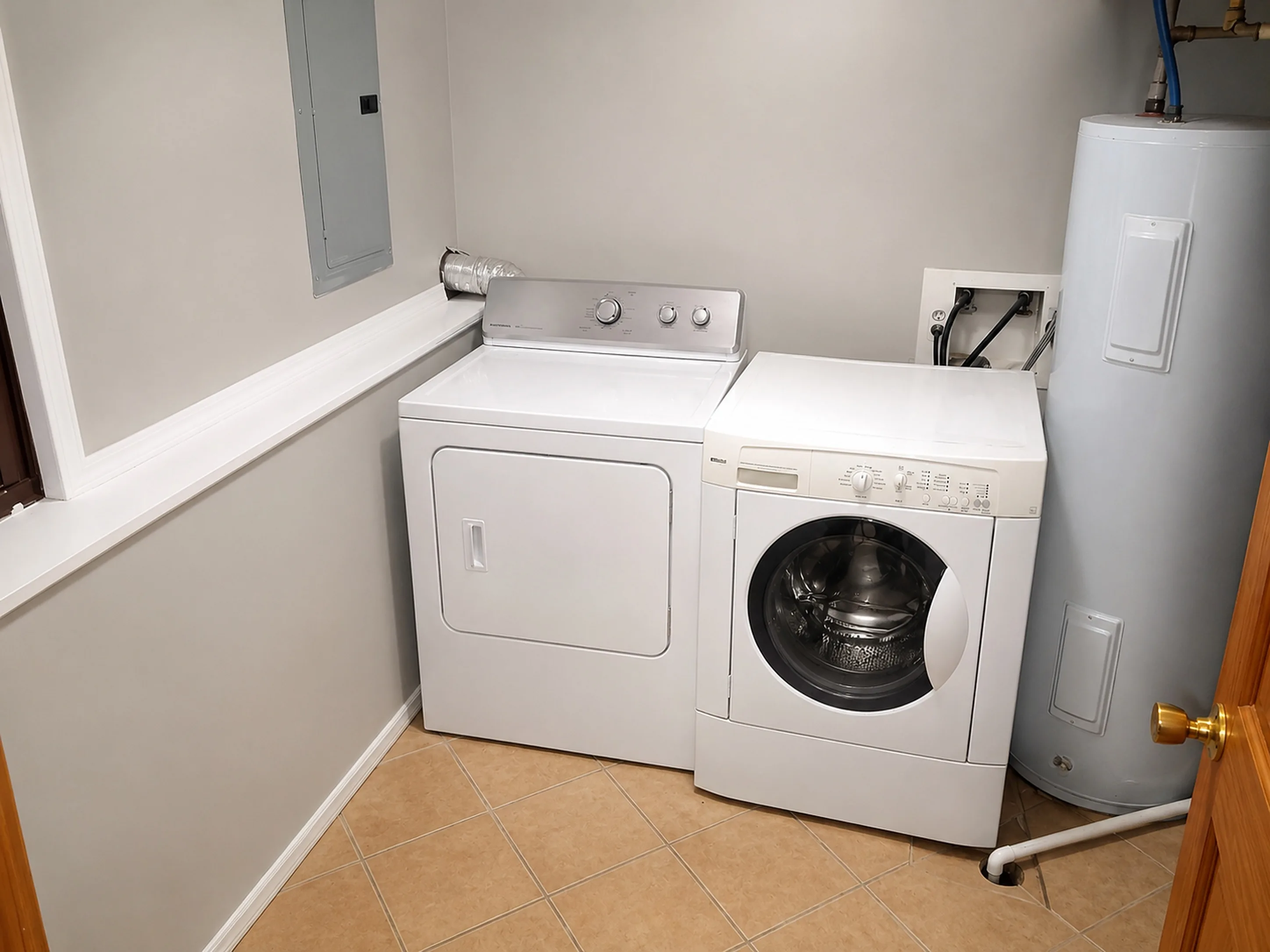 Laundry and utility room in apartment 1305 B