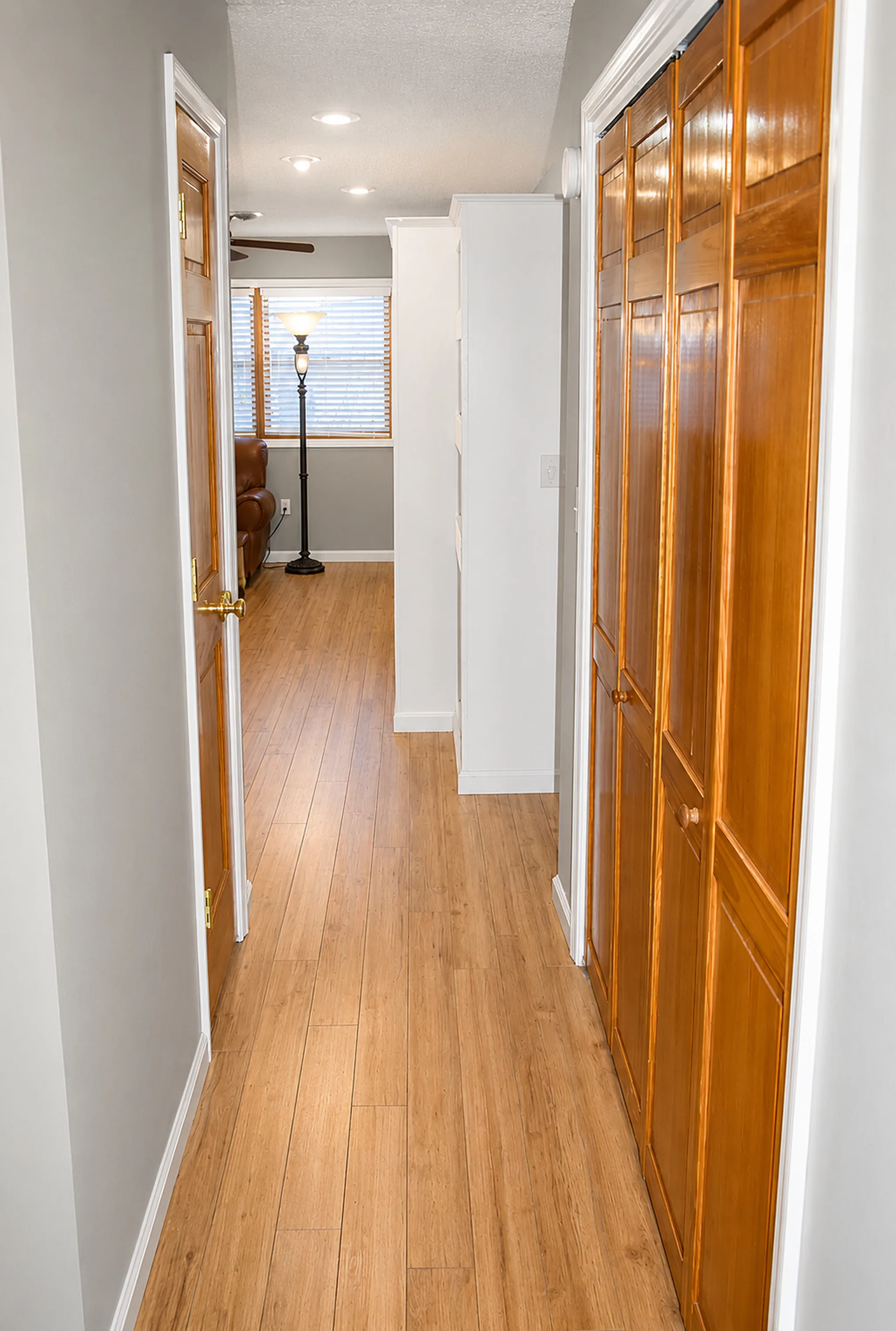 Hallway and storage closets in apartment 1305 D